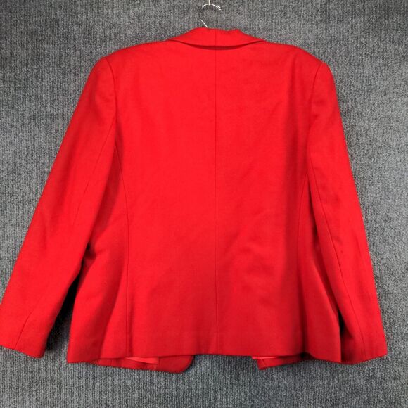 Vintage Pendleton Classic Blazer Suit Wool Womens 14 One-Button Single Breasted - Picture 5 of 15